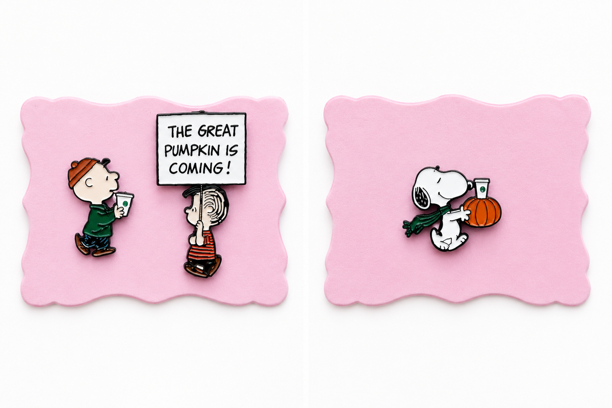 Peanuts + Starbucks Needle Minder