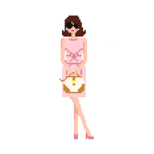 Jackie O Needlepoint Canvas
